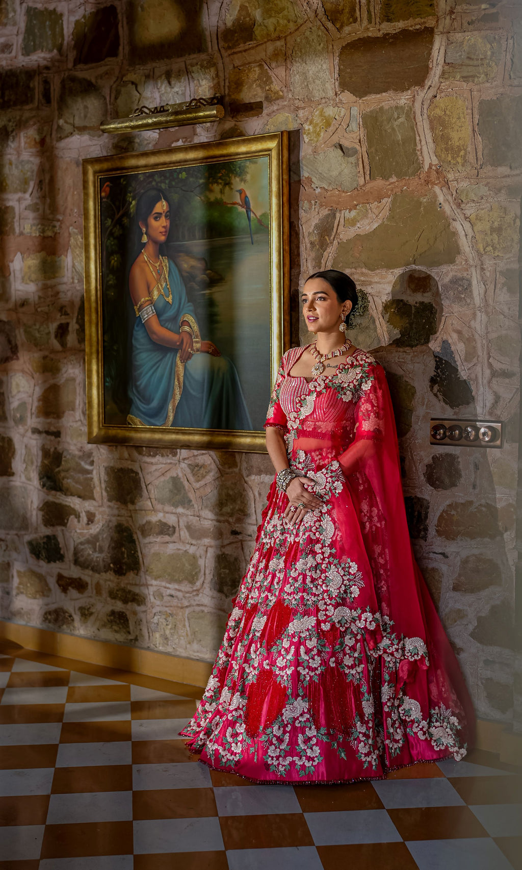 Shahi Gulnaar Lehnga set