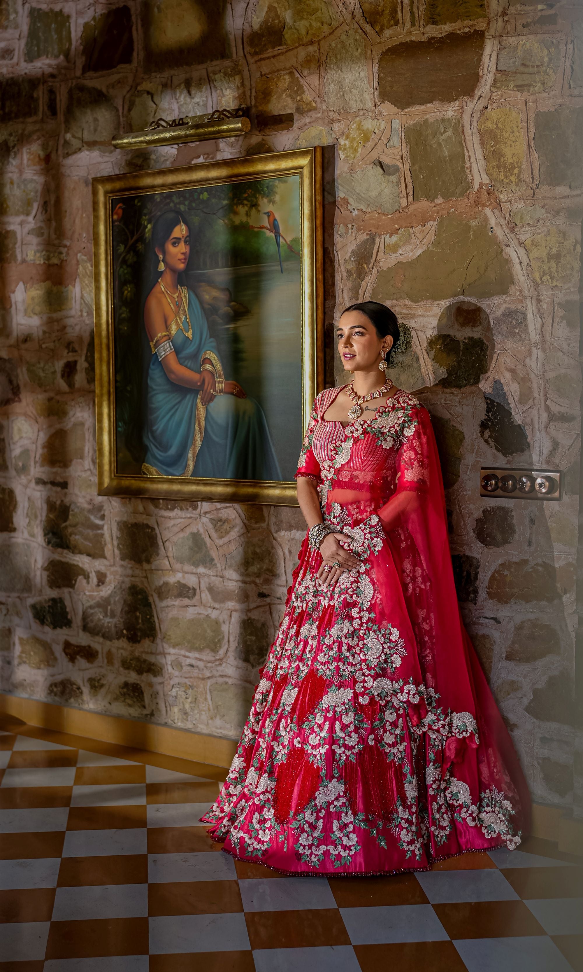 Shahi Gulnaar Lehnga set