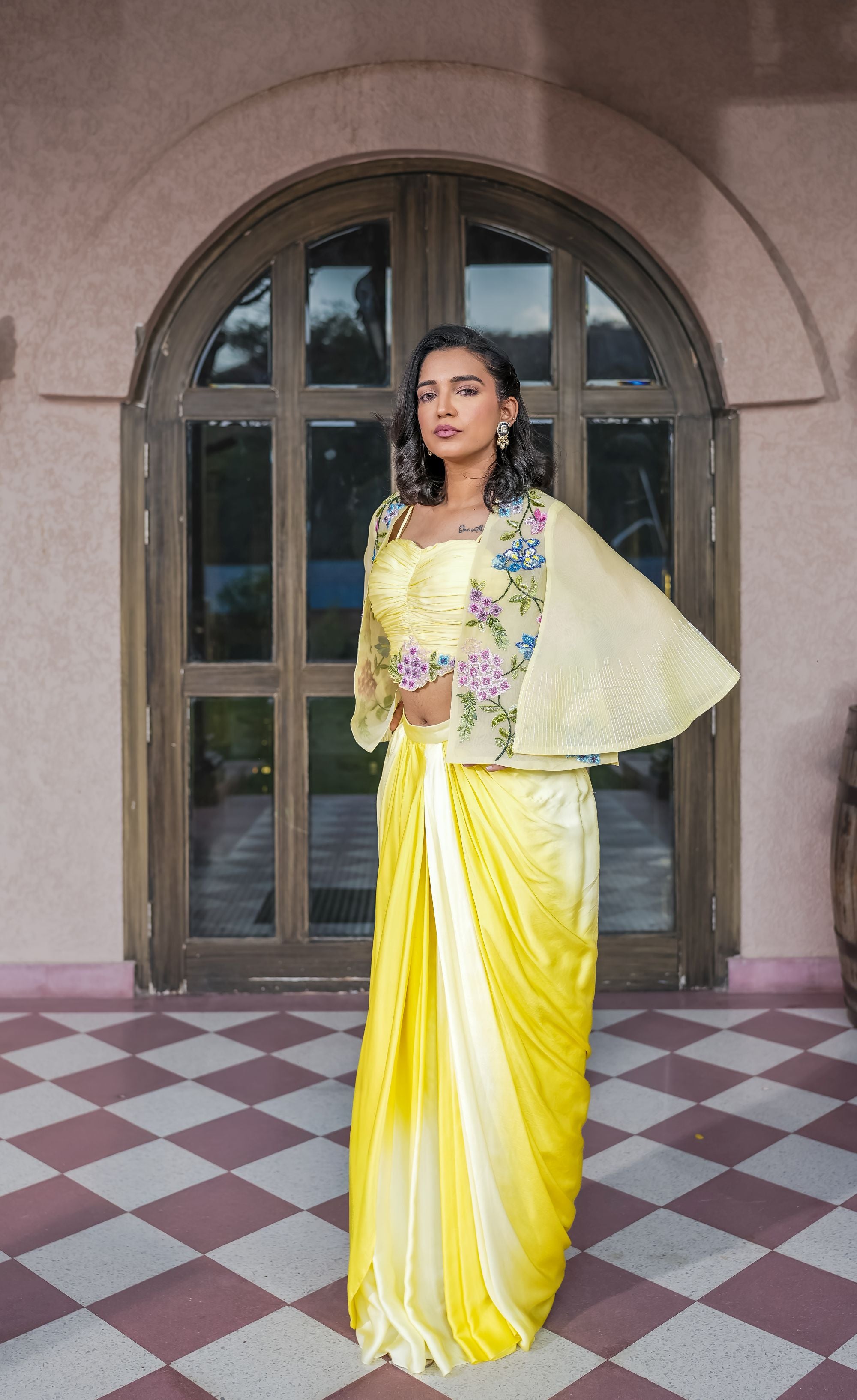 Yellow flowery fusion