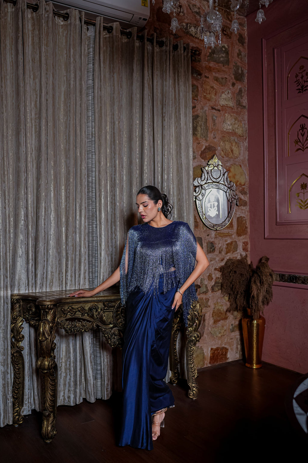 Celestial night drape