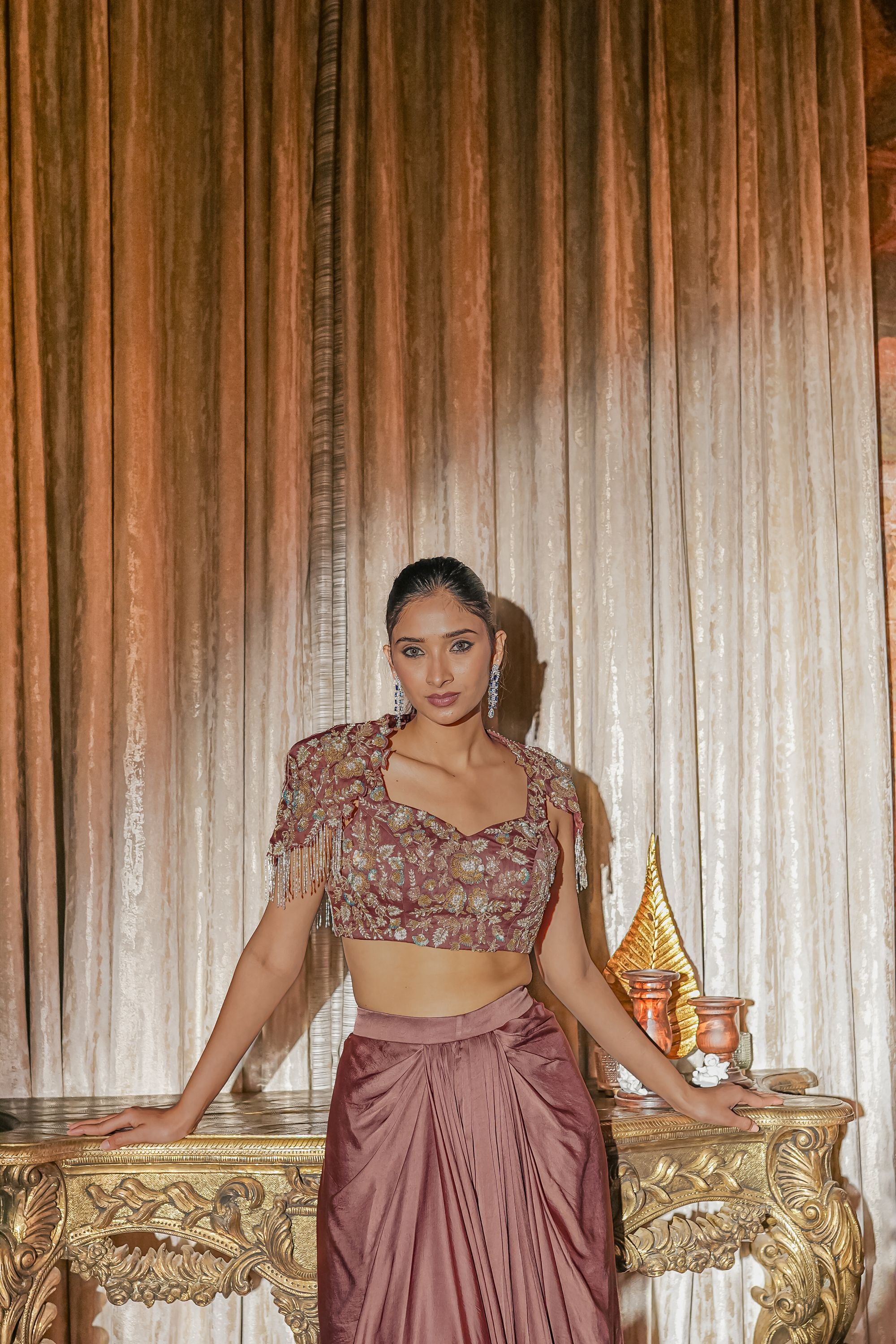 Midnight symphony Lehnga set